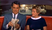North by Northwest (1959)Cary Grant, Doreen Lang, driving and newspaper